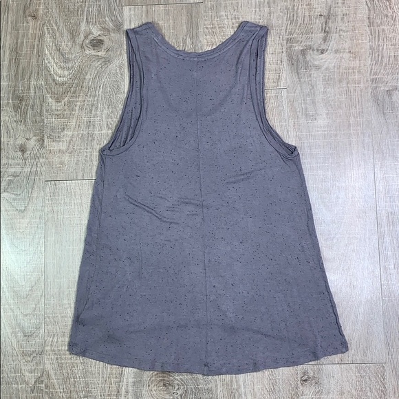 Express Gray Scoop Neck Tank Top Small - Picture 5 of 8